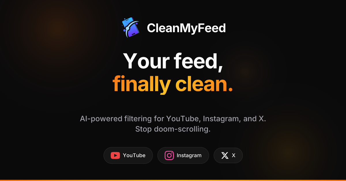 Cleanmyfeed